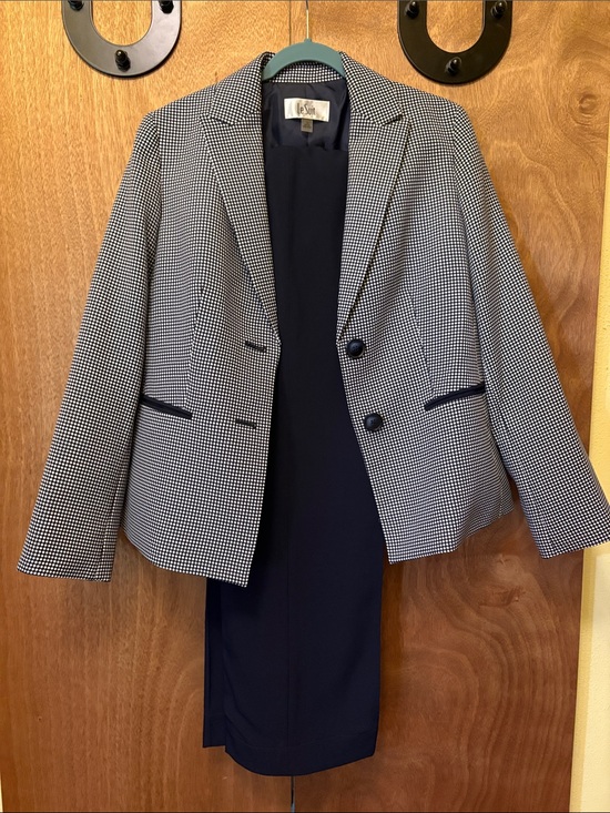 Le Suit Pants - Le Suit Dark Navy Straight Leg Dress Pants and Matching Jacket